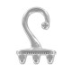 Cymbal ™ DQ metal Hook Mesaria Iii for SuperDuo beads - Antique silver